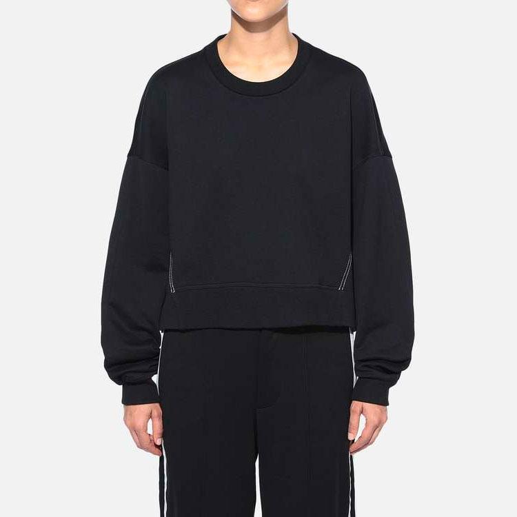 Y-3 Casual Long Sleeve Sweatshirt Women Sweatshirt Black DY7228