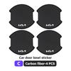4pcs Car Door Protector ABS Bowl Anti-scratch Trim Stickers For KIA Stinger Optima Cerato Venga Forte Spectra Sedona Kcwx20