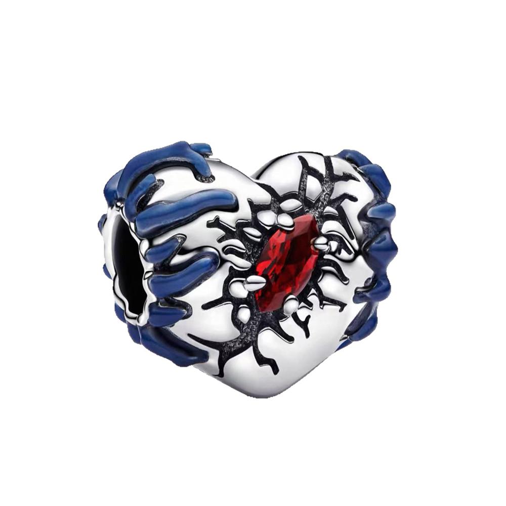 Charms Plata De Ley 925 Silver Monster Activity Flowers Pendant Beads Women's Bracelets Bangles DIY Jewelry Gift