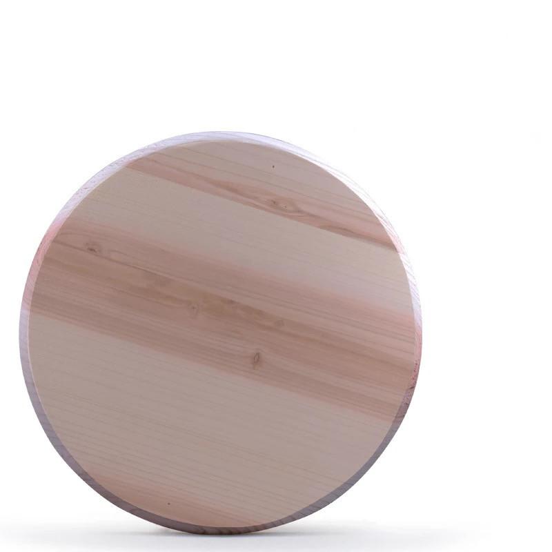 Wooden Wood Chinese Nature Color Handmade Anti Hot Pot Bowl Cover Iron Hypotenuse Cover Wok Wooden Pan Lid Der Deckel Lids