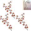 3D-gedruckter Efeu-Kühlschrankmagnet mit beweglichen Stielen, unechter Efeu, Einkaufsliste, Heimdekoration