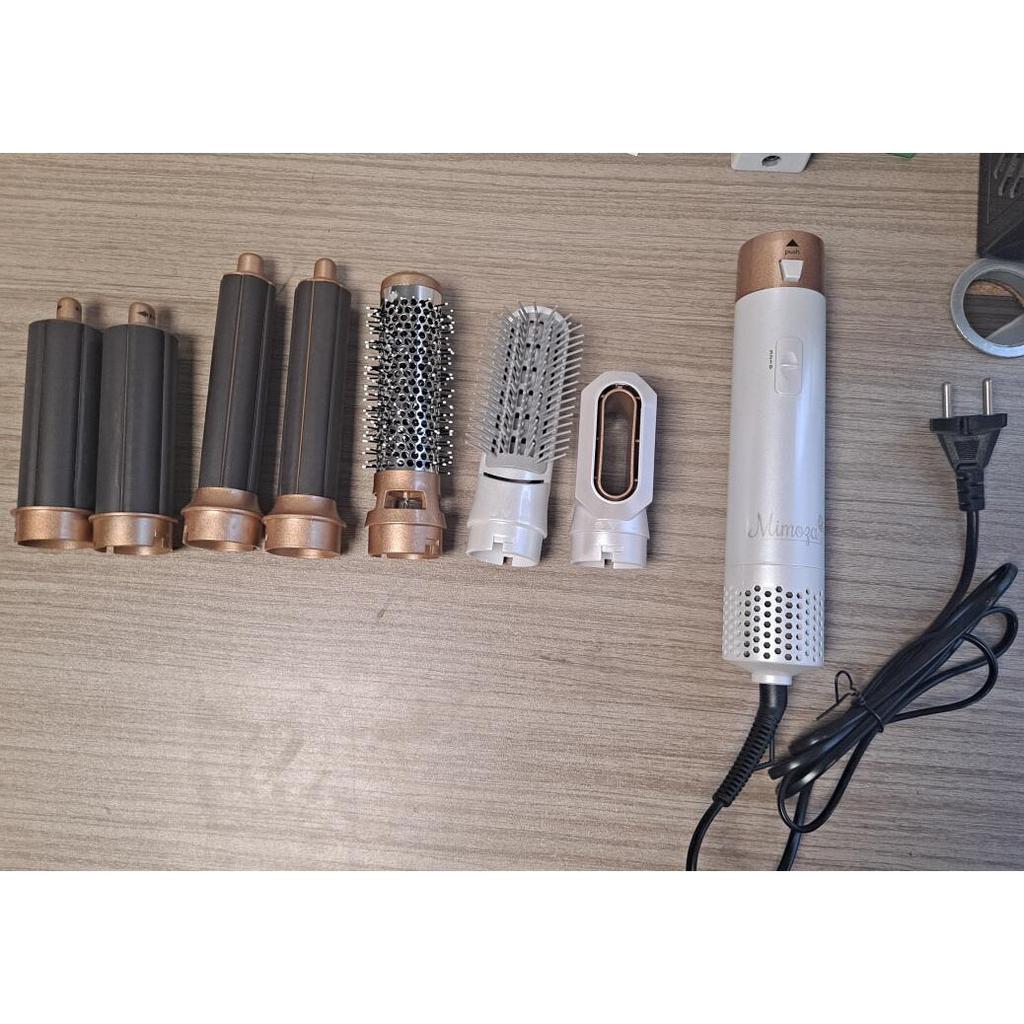 7 in 1 Haarstyler Kundenspezifischer Ein-Schritt-Haartrockner Heißluft Auto Multi Styler Haarwellen-Stylingwerkzeuge Lockeneisen