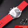 19mm 20mm 21mm Gumowy Pasek do Swatch Silikonowy Outdoorowy Pasek do Zegarka YVS400 YVS451 YVB404 Bransoletka Męska Damska Łańcuszek do Zegarka