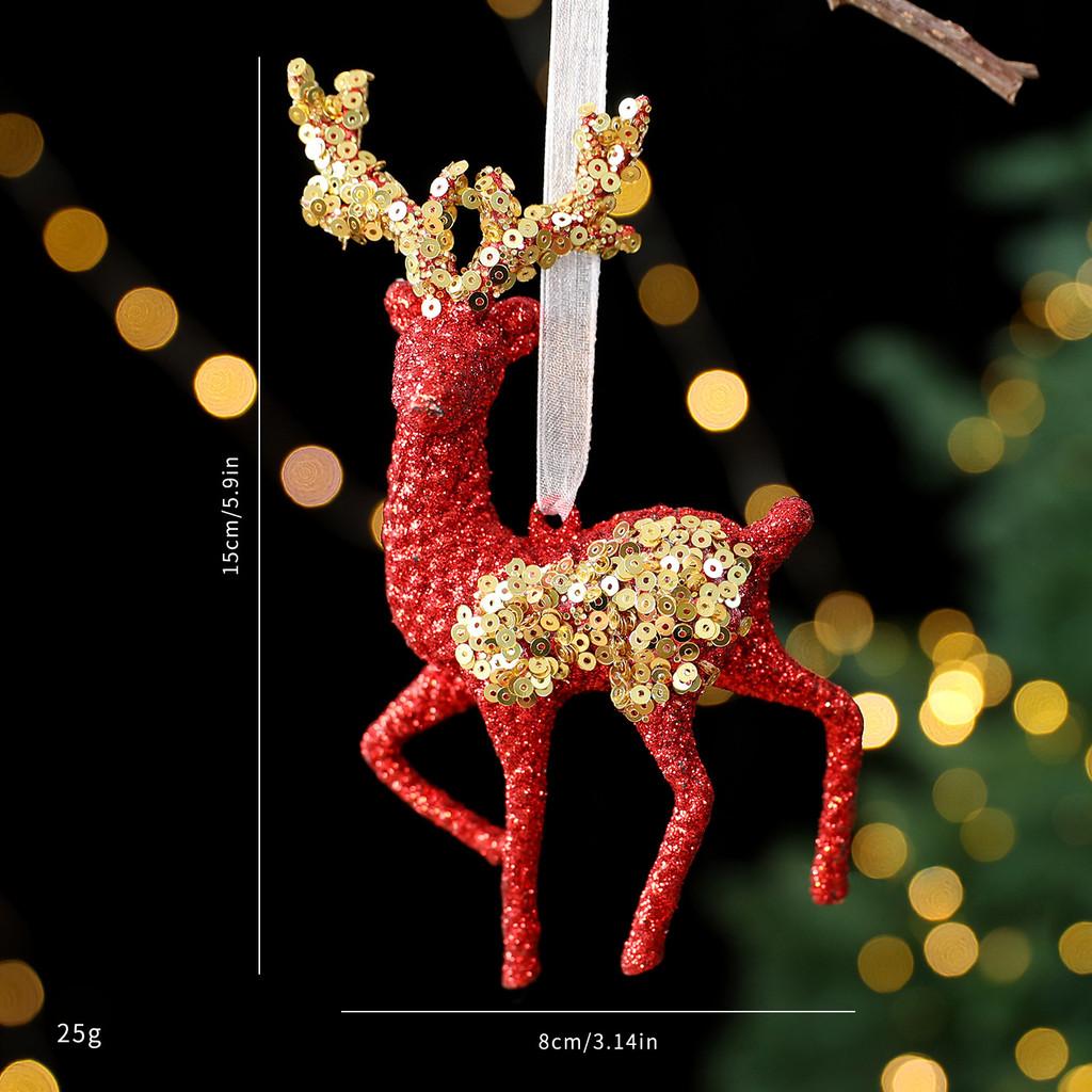Creative Christmas Tree Snowflake Star Shaped Pendant Holiday Decoration Props For Festive Scene Setting