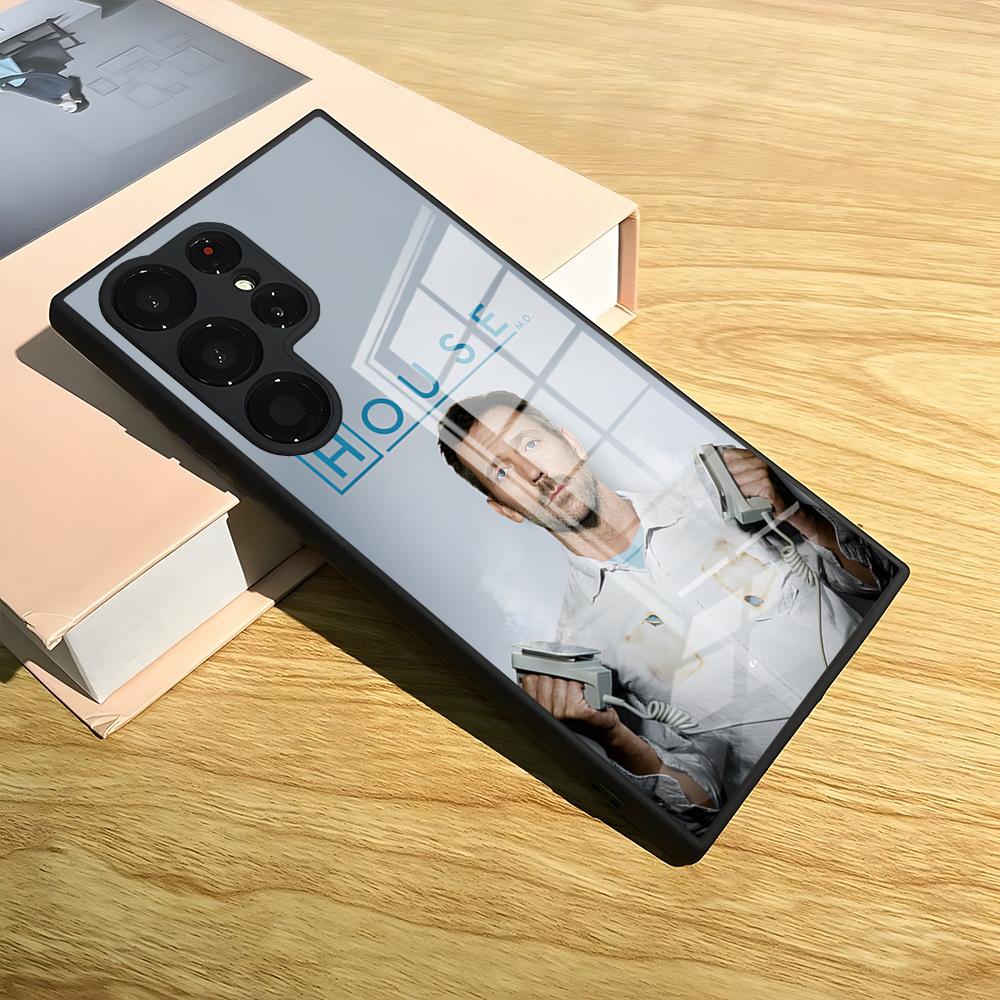 

House MD TV Classic Vintage Phone Case For S25 Ultra Samsung S26 S24 Fe S22 S20 S23 21 Plus A54 A34 A53 A16 Glass Cover Samsung s24