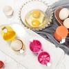 Cute Egg Shell Opener Stainless Steel Household Egg Opener Tool Kitchen Baking Tool Handheld Egg Separator Tool for Raw Eggs