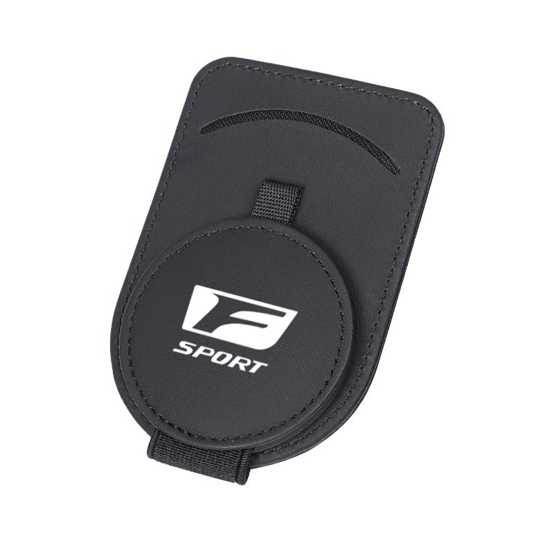 1Pcs Carbon Fiber / Leather Car Glasses Clip ID Card Clamp For Lexus F-SPORT ES RX NX LS UX LM LX GX LC RZ IS CT GS RC HS SC TX