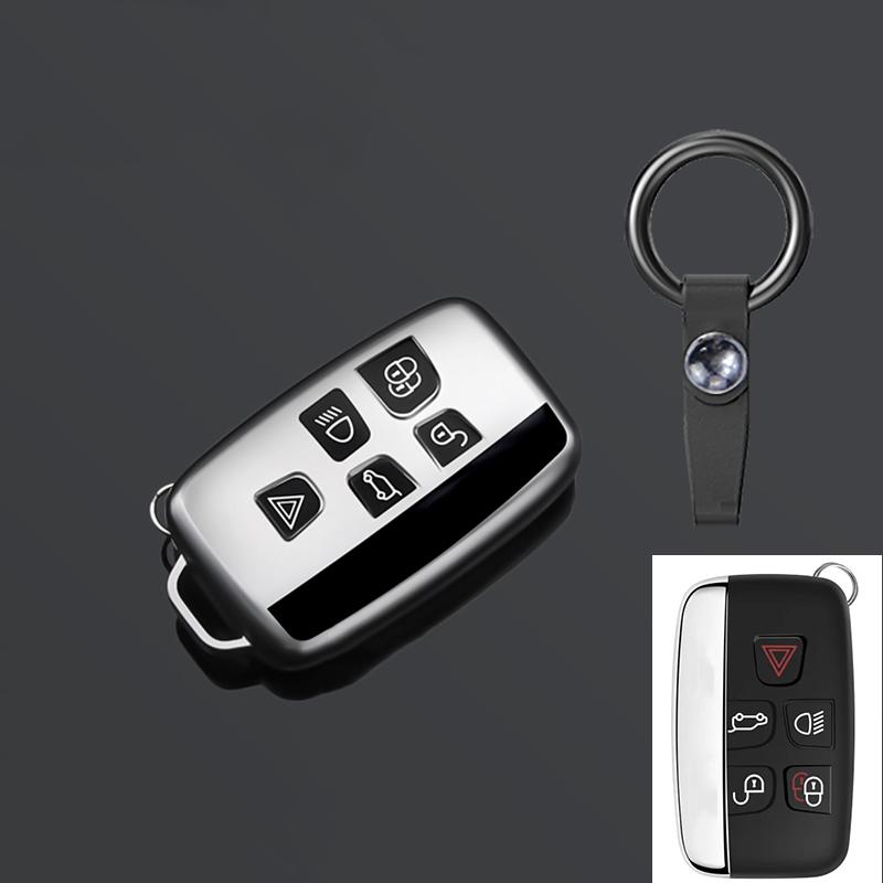 TPU Car Remote Key Case Cover for Land Rover Range Rover Sport Velar Evoque Freelander Discovery Jaguar XF XJ XJL XE