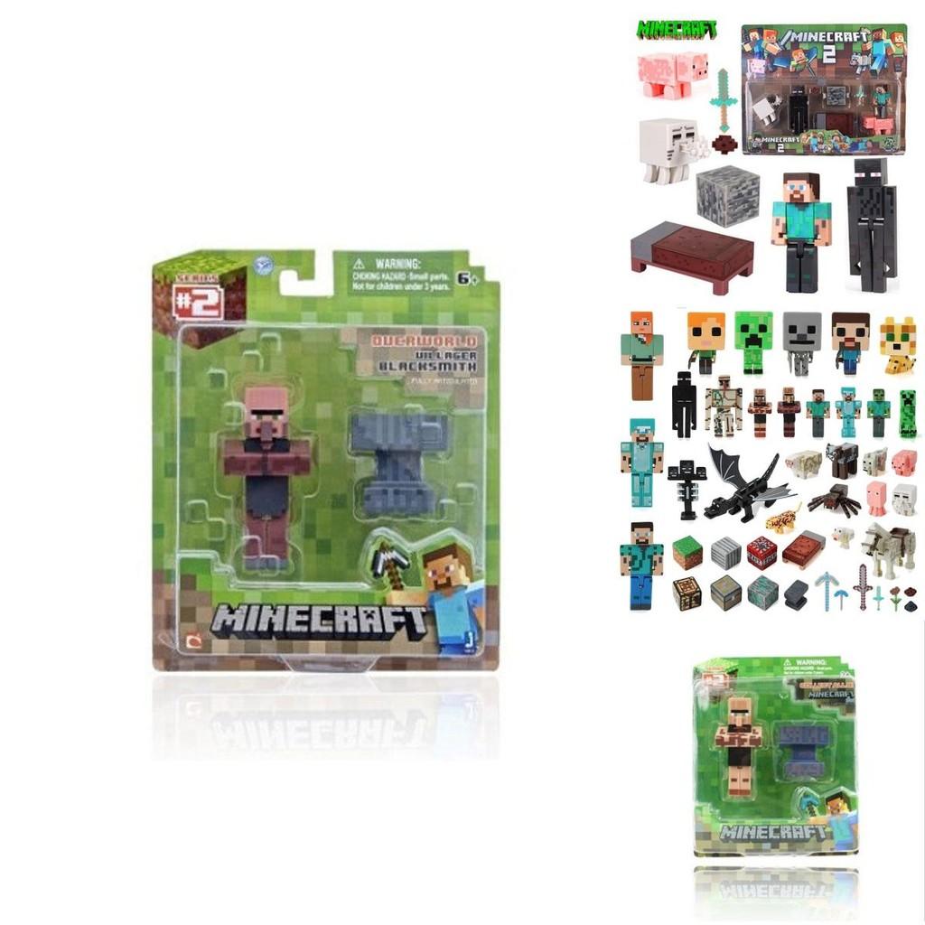 Minecraft Puzzle Action Figures Collection High-quality Home Decor And Gift For Gamers