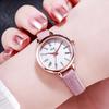 Gedi Round Retro Women's Watch with Roman Numerals - Quartz, Leather Strap, Versatile for Students and Ladies