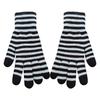 Winter Men Knitted Gloves Mobile Phone Touch Mitten Thicken Striped Striped