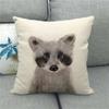 Cute Tiger Wild Animal Fierce Beast Digital Printing Short Plush Pillow Covers For Car Sofa Office Cushion Cover Home Goods