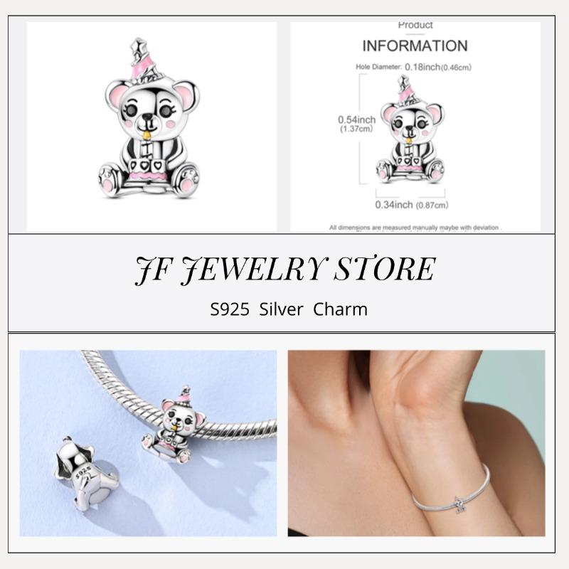 copper Charm Compatible With Bracelets Do It Yourself Jewellery Making Pink Zircon Authentic Red Blue Charm Bead Charms Ideal For Women Wedding Birthd