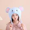 Cute Blue Elephant Hood Hat, Photo Props, Photo Props, Cartoon Headgear, Performance Props