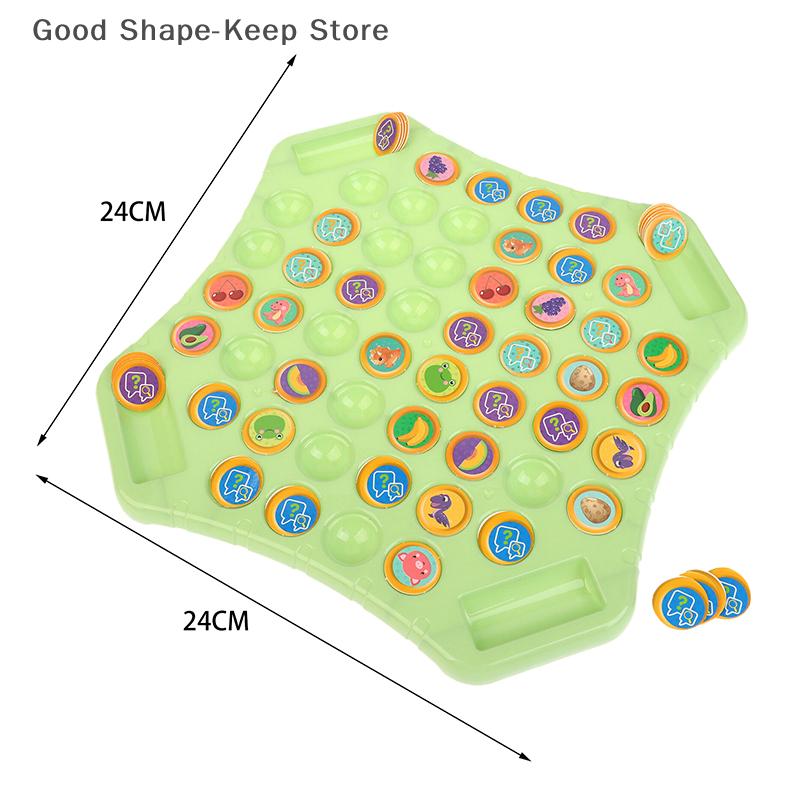 Animal Flip Chess Memory Game Board Set - Fun Social Table Game for Children & Adults Interactive Parent-Child Family Party Toy