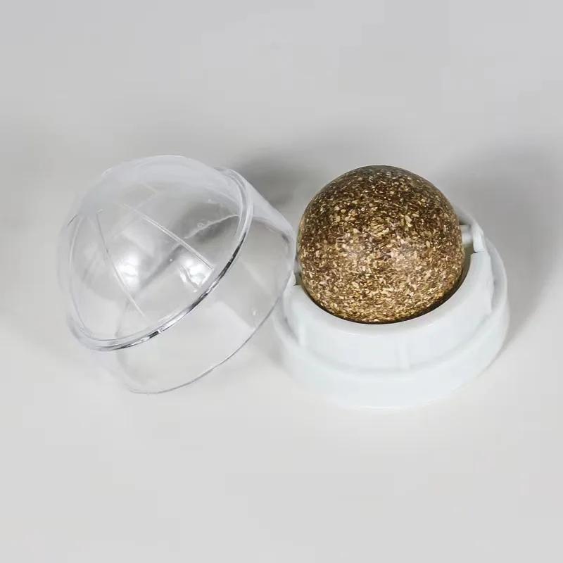 Catnip Balls Funny Lickable Cat Snack Catnip Balls Kitten Playing Chewing Cleaning Teeth Toy for Small Medium Cats Pet Supplies