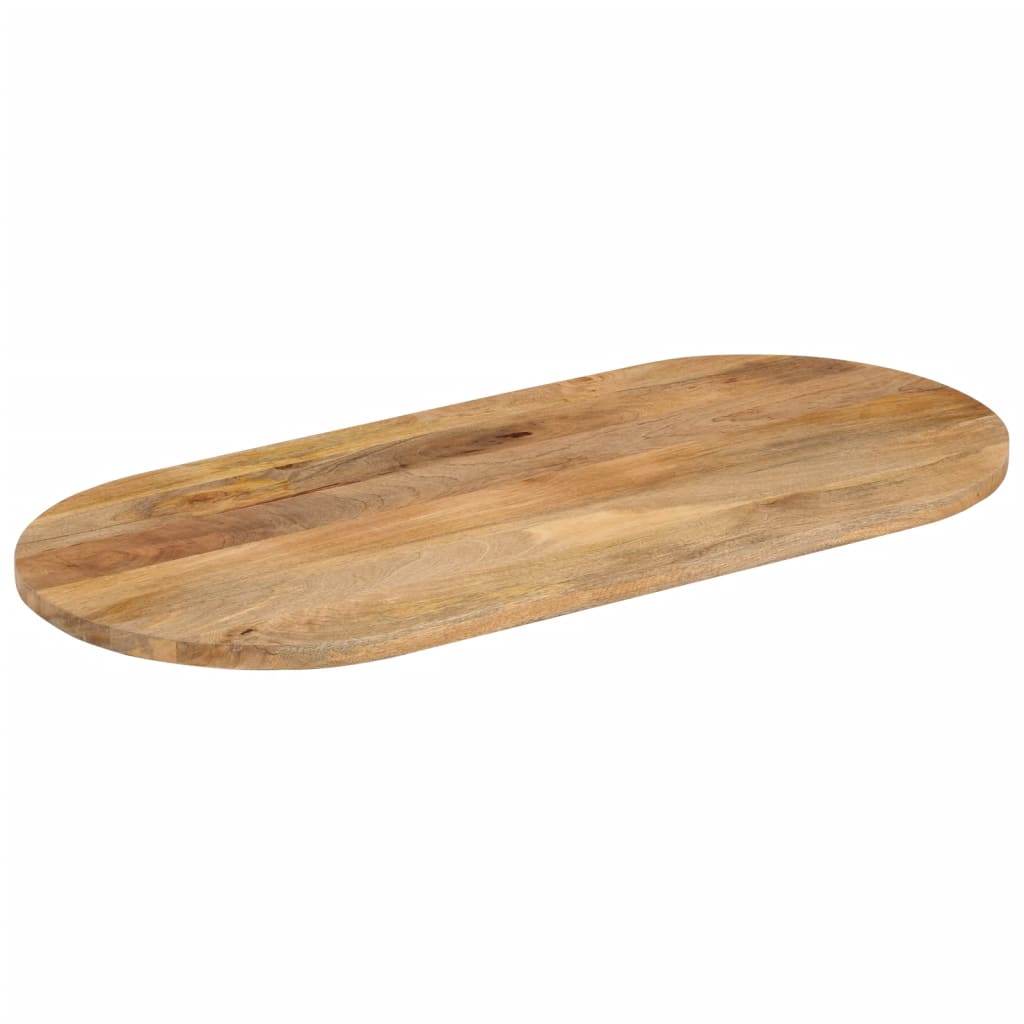 Vidaxl Tabletop, 100X40X3.8 Cm, Oval, Solid Mango Wood