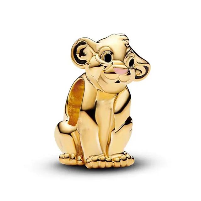 Hot Sell MINISO Disney 925 Silver Animals Mobilization Charms Beads Hot Original Bracelet Trinkets DIY Jewelry Women