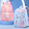 Lightweight Students School Bag Multicolor School Backpack Kawaii Nylon Backpack  Travel