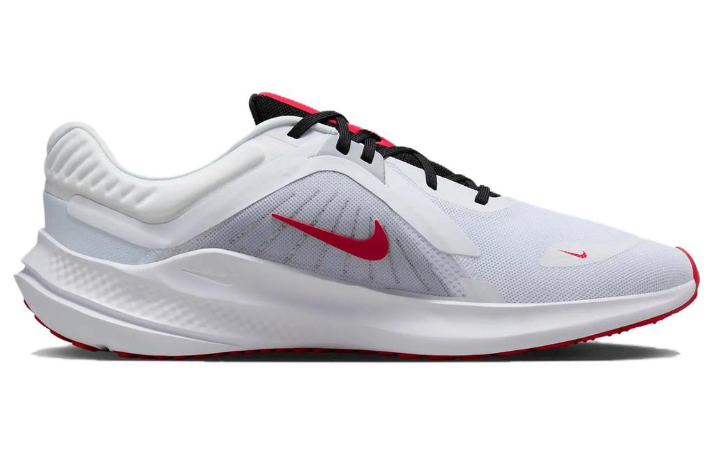 Nike Quest 5 White Light Smoke Grey Black Fire Red