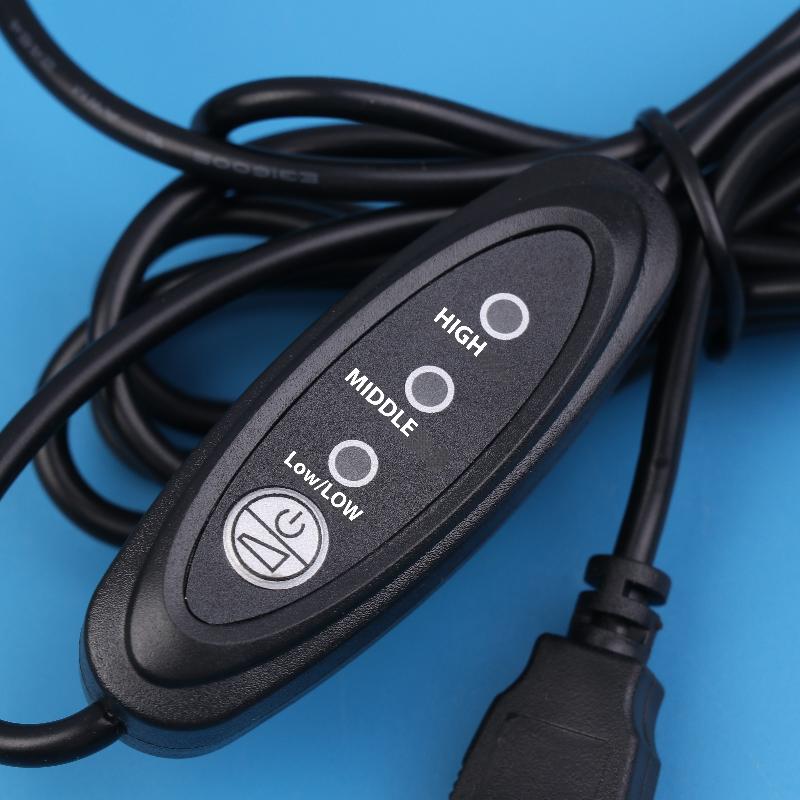 Leiser & Langlebiger DC 5V 3-stufiger USB-Massage-Motor, Doppel-/ Einzelkopf Vibrationsmassagegerät für Kissen/ Polster/ Taille
