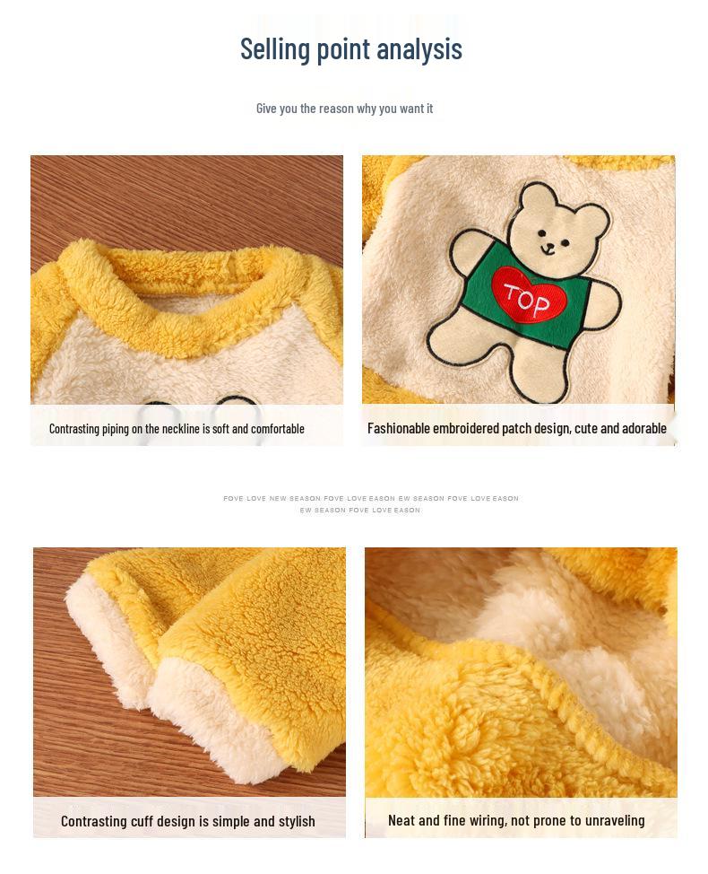 Kids' Flannel Pajama Set - Thick Coral Fleece, Long-Sleeved, One-Piece Sleepwear for Boys & Girls, Perfect for Autumn/Winter.