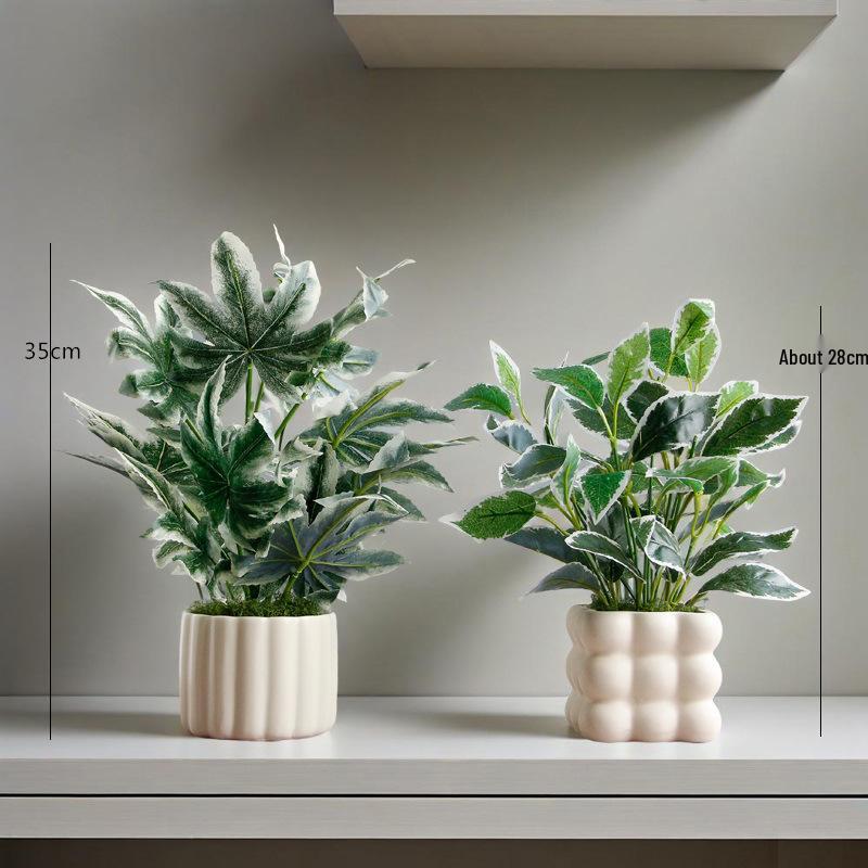 Nordic Style Artificial Potted Plants for Indoor Decor: Perfect for Living Rooms, Offices, and Desktops