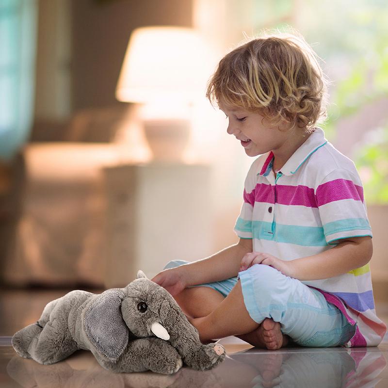 Toytron F.A.O Schwarz 38cm Cuddly Elephant Plush Doll