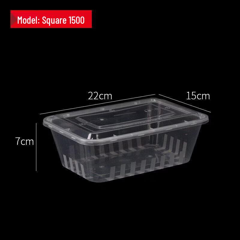 Tian Yajing Disposable Rectangular Food Containers with Lids