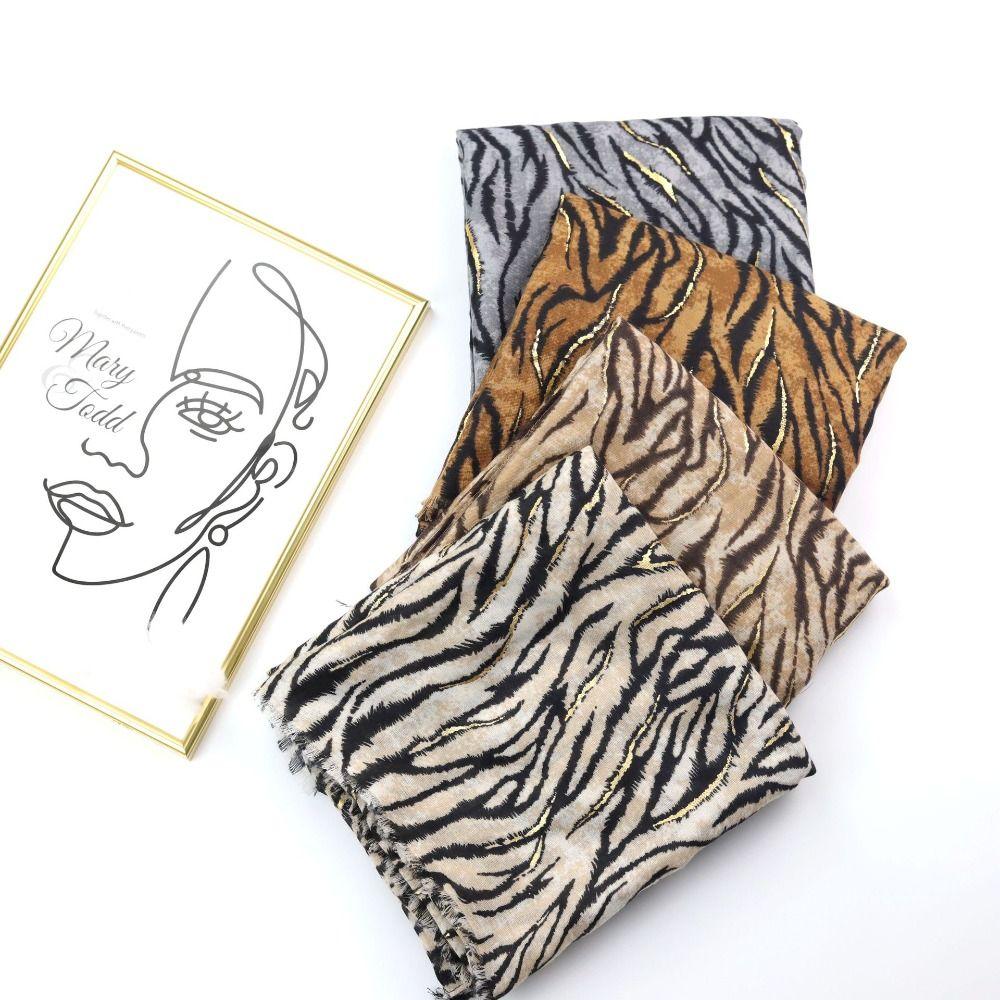 Soft Pleated Printed Scarf Viscose Lady Pashmina Hijab Wrap Floral Shawl Wrap  For Autumn Winter