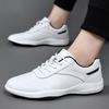 Men's Shoes 2025 New Leather Breathable Sports Casual Shoes Lightweight Versatile Board Shoes Trendy Shoes Fashion White Shoes