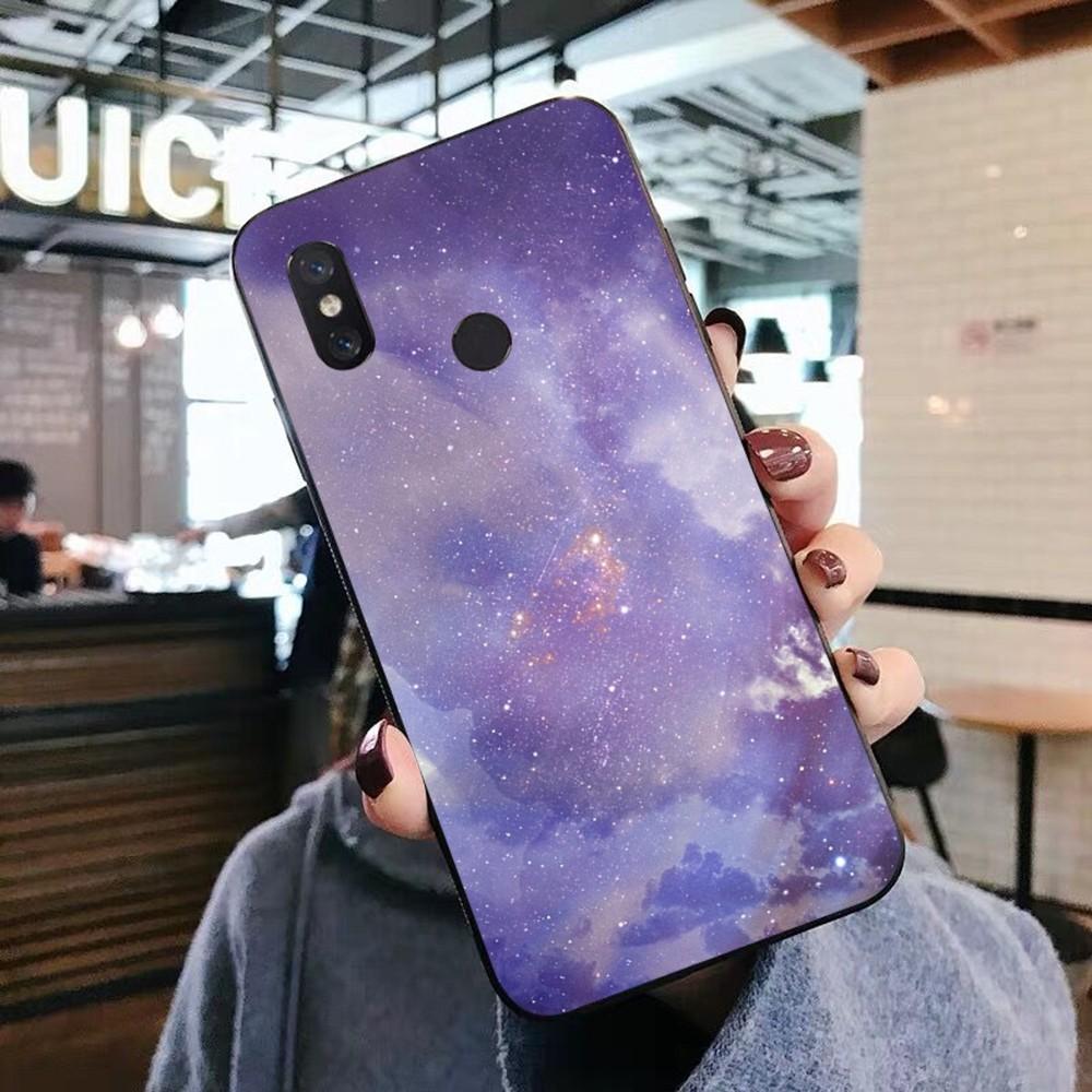 Purple Aesthetic Phone Case For Xiaomi Mi 5X 8 9 10 11 12 lite pro 10T PocoX3pro PocoM3 Note 10 pro lite