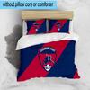 Clermont Foot Crest Design 3PCS Print Bedding Set, Includes A Duvet Cover and Two Pillowcases for Bedroom, Dormitory, Suitable for All Seasons