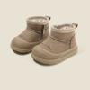 Stivali da neve da bambina Scarpe in cotone felpato da bambino Scarpe per neonato Stivali caldi in cotone da bambino