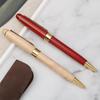 Rosewood & Maple Rotating Non-slip Ballpoint Pen