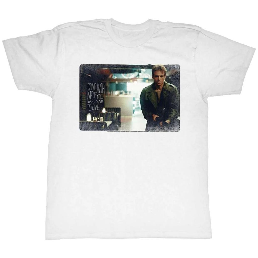 Vintage Y2k Classic Moive T Shirtsclassic Movie Joint Terminator The Terminator Retro Tshirt Print Cottontees Casual Loose Tops
