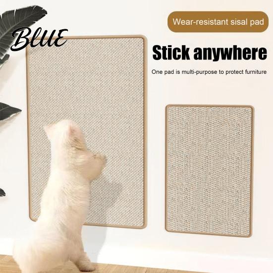 Cat Scratching Post Protect Wall Sisal Hemp Scratcher Board For Walls Wall-Mounted Pad Mounted Furniture