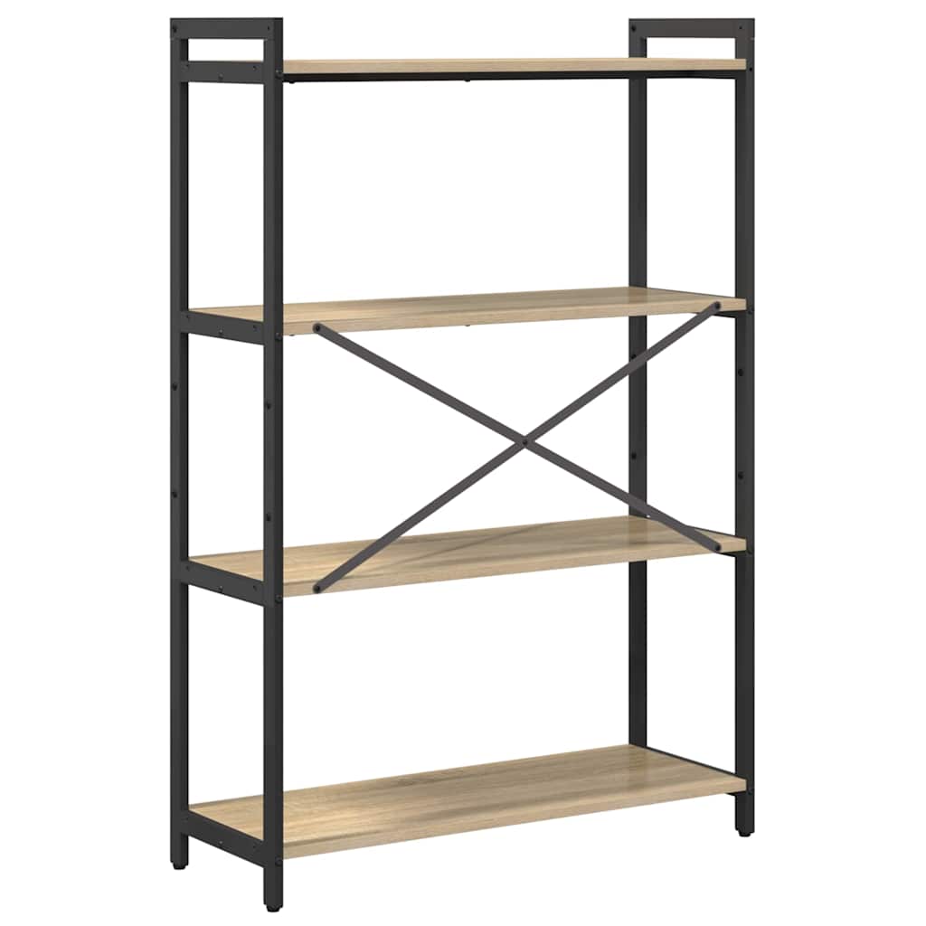 Bookshelf Sonoma Oak 80 x 30 x 120 cm Particleboard
