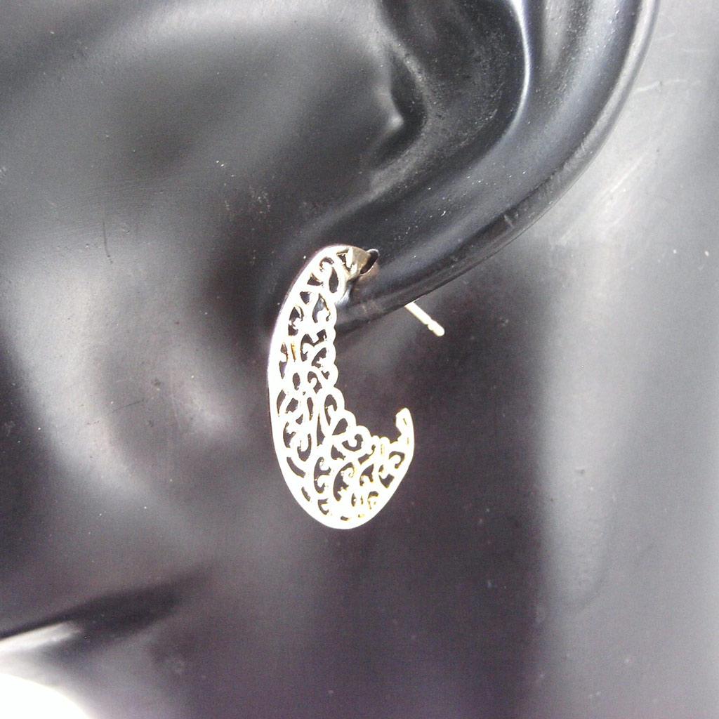 Les Trésors De Lily [G5562] - 'Carmen' Hoop Earrings - 3 Cm