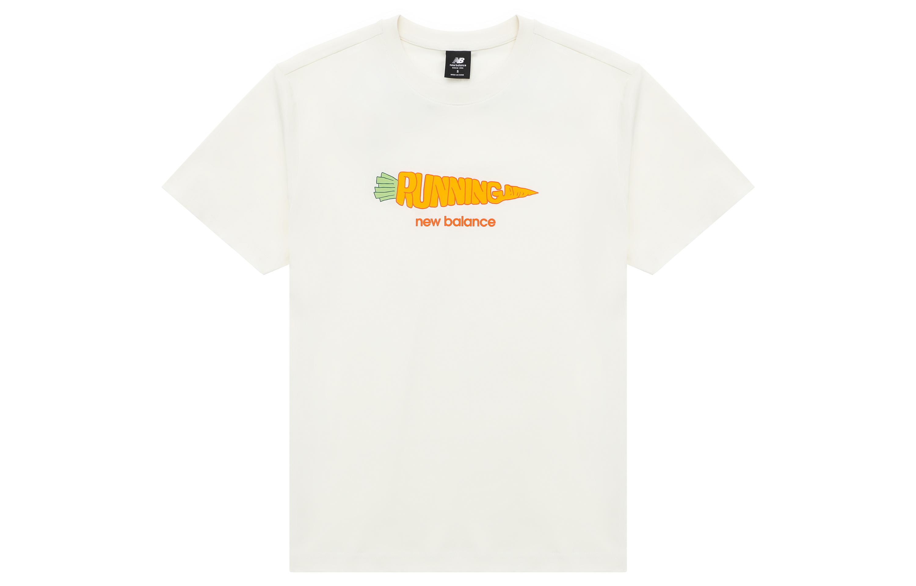 New Balance T Shirt Unisex White AMT31331-CIC S