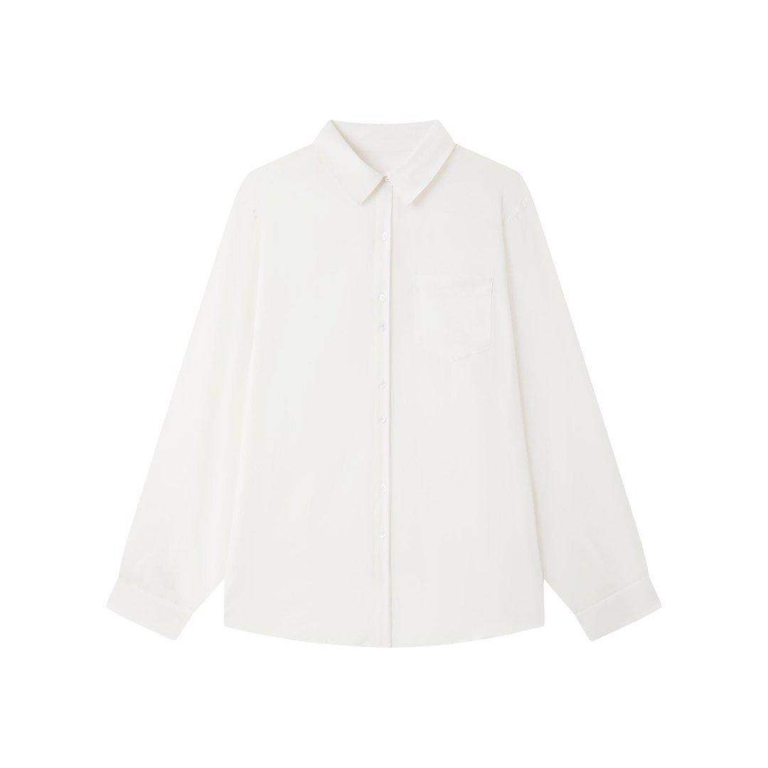 

Spring/Summer Tencel Linen Orchid Shirt - Women s Lightweight Sun Protection Cardigan Casual Top Medium (80-110 cm)