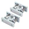 1 Pair Double Roller Catch Heavy Duty Spring Loaded Door Easy Lock Stop Catch Zinc Alloy for Boat RV