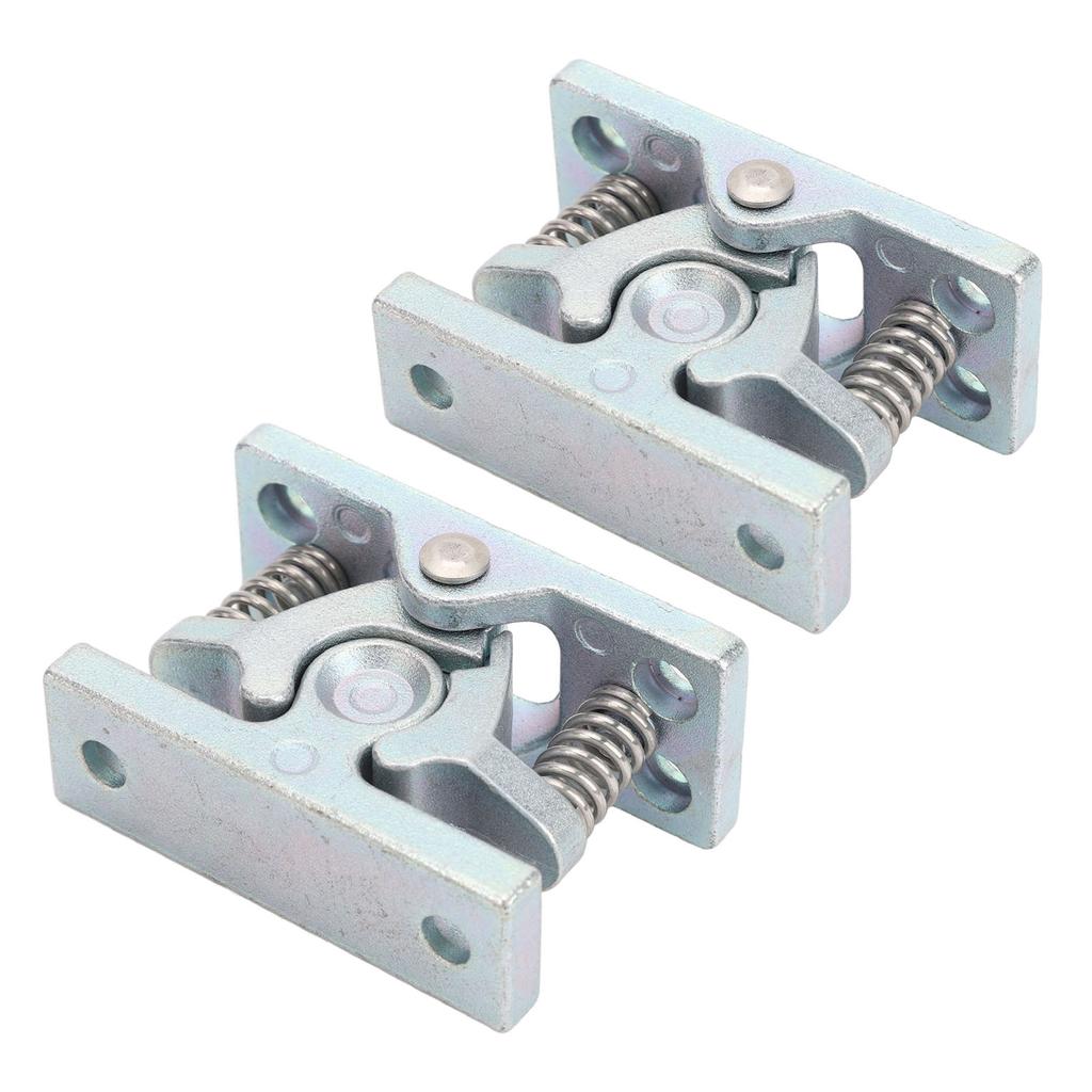 1 Pair Double Roller Catch Heavy Duty Spring Loaded Door Easy Lock Stop Catch Zinc Alloy for Boat RV Trailer Yachts