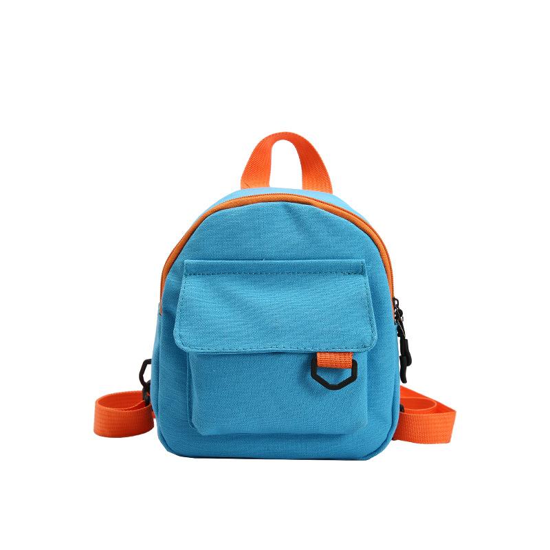 

Small bag women s bag 2025 new trendy fashion British style school bag casual versatile backpack niche mini backpack синій