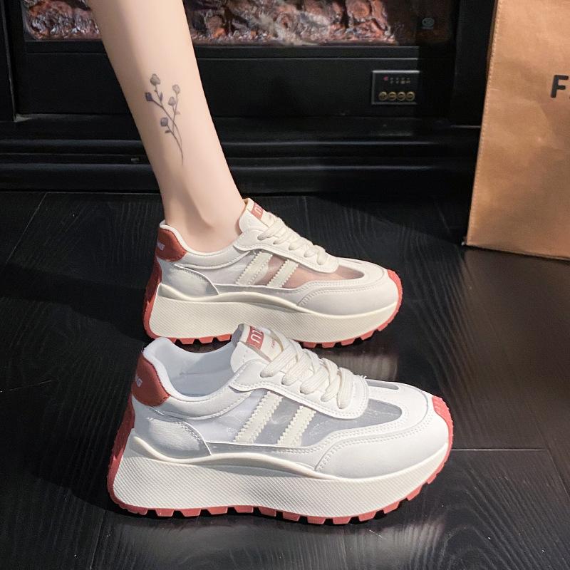 Forrest Gump Shoes Women'S Summer Breathable Versatile Mesh Shoes Women'S Shoes Casual Platform Dad Shoes Trendy Single Shoes