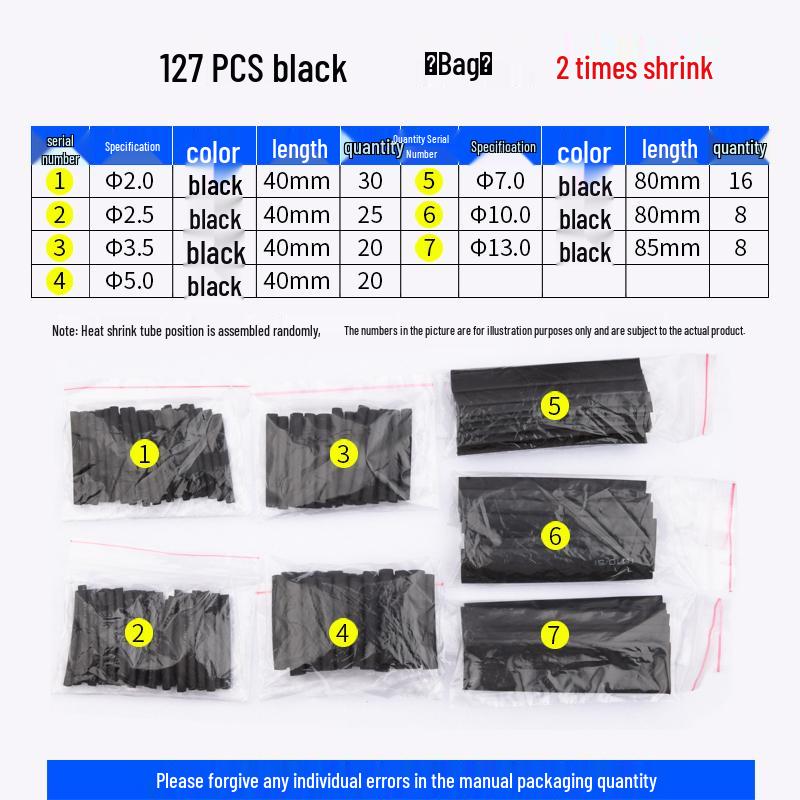 Colored Heat Shrink Tubing for Wire Insulation and Protection