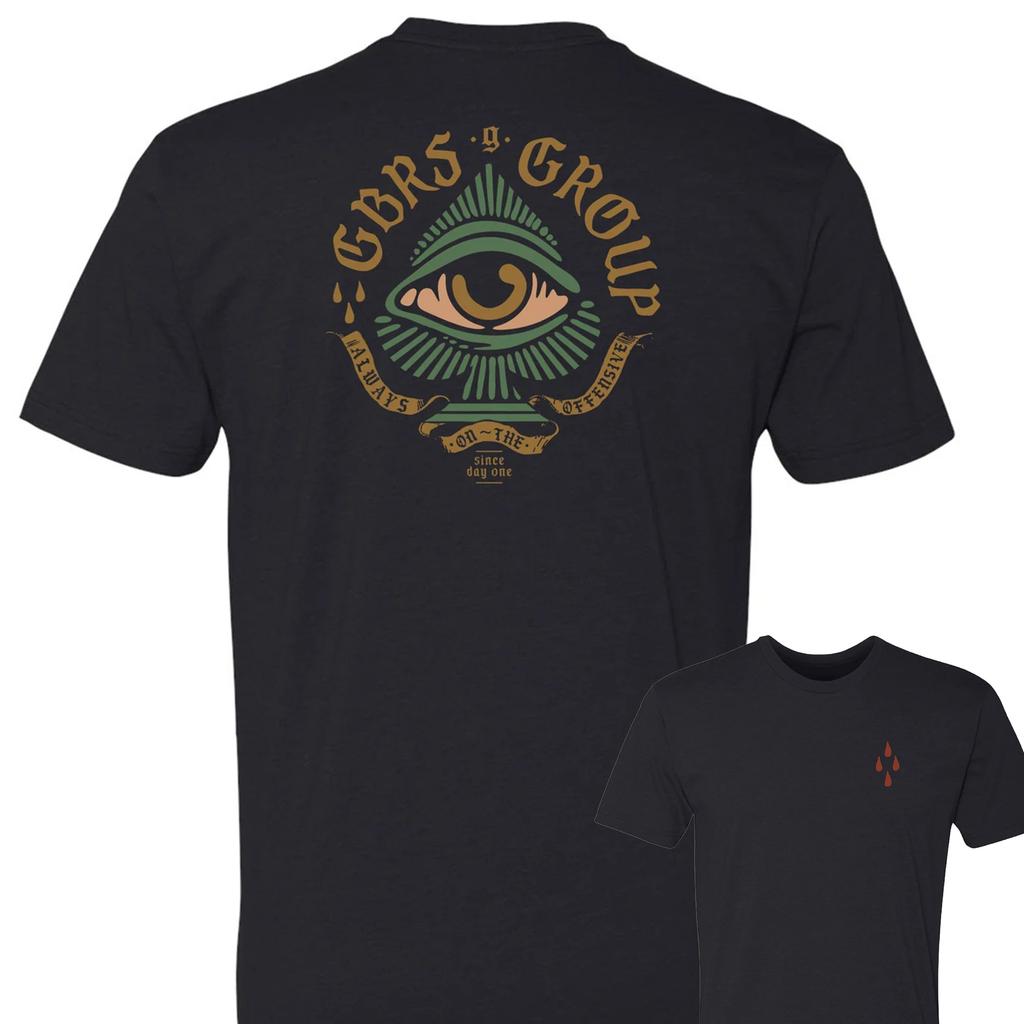 2026 NEW GBRS Tactical T Shirt Men American Classic Print Short Sleeve Retro Round Neck Military Fan Streetwear Fashion Top