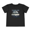 1969 Trans Am Toddler T-Shirt – Classic White & Blue Muscle Car Tee