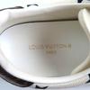 Great LOUIS VUITTON Sneakers timeout line Monogram star Leather White Canvas Used