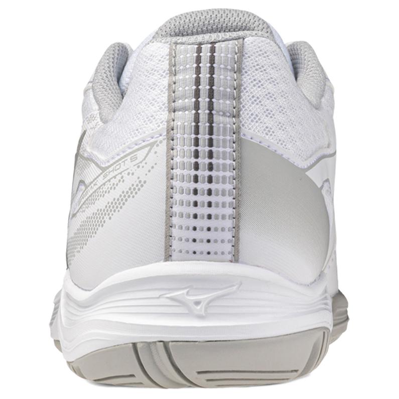Mizuno Break Shot 5 Ac Comprehensive Training Fashion Shock Absorption Non-Slip Wear-Resistant Tennis Shoes Unisex Sneakers White Gray 61GA252603
